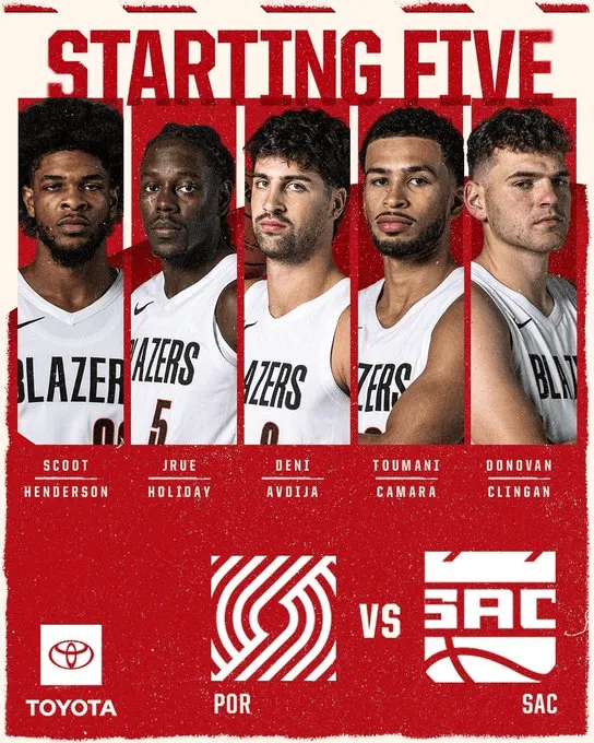 百家乐官网-开拓者首发：亨德森、霍勒迪、阿夫迪亚、卡马拉、克林根